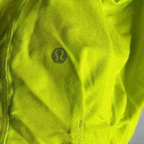 Lime  Green Lululemon yoga top - Picture 3 of 4